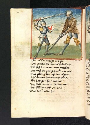 Der Kampf zwischen Sigenot und Hildebrand beginnt.