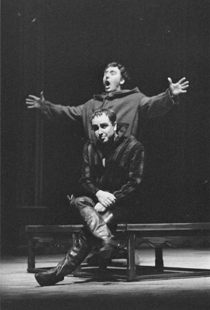 Szenenbilder aus "Der arme Konrad", Oper von Jean Kurt Forest. Staatsoper Berlin, Oktober 1959 (Uraufführung 04.10.1959)