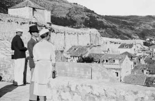 Reisefotos Kroatien. Touristen in der Altstadt von Ragusa (Dubrovnik)