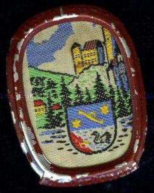 WHW-Abzeichen, Städtebilder: Hollabrunn, Straßensammlung im Gau 20 Niederdonau von Januar 1939