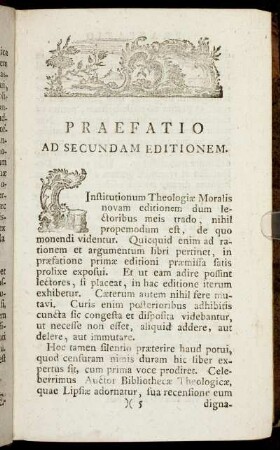 Praefatio ad secundam editionem.