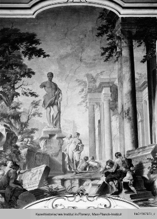 Ruinenlandschaft mit Figuren