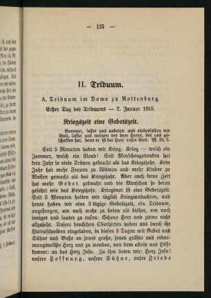 125-147, A. Triduum im Dome zu Rottenburg