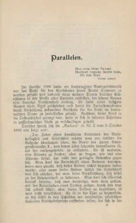 Parallelen.