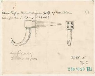 Fischer, Theodor; Worms - Herrnsheim; Grab Frhr. Heyl zu Herrnsheim - Kranzhacken (Ansichten)