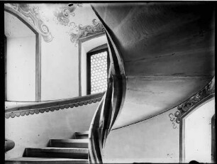 Villingen Museum im Rathaus Innenansicht Treppenaufgang