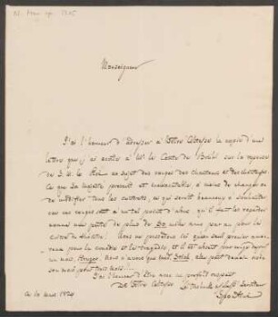 Brief an Unbekannt : 10.03.1824