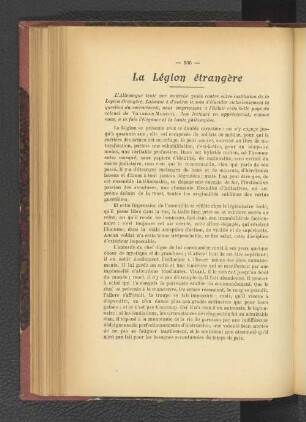 La Légion étrangère.