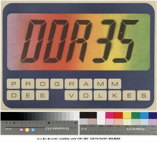 Originaltitel: DDR 35 Programm des Volkes