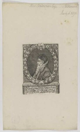 Bildnis des Nicolaus Schleicher