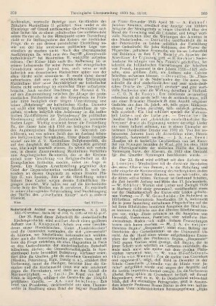 359-361 [Rezension] Nederlandsch Archief voor Kerkgeschiedenis. N. S. Deel XXI u. XXII
