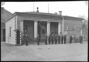 Bautzen. Wache des 4. Königlich Sächsischen Infanterieregiments 103 Ehrenerweisung