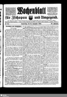 Wochenblatt für Zschopau und Umgegend : Zschopauer Tageblatt u. Anzeiger