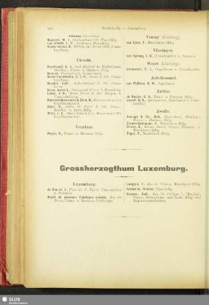 Grossherzogthum Luxemburg
