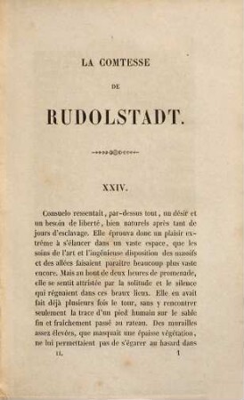 La comtesse de Rudolstadt, 2
