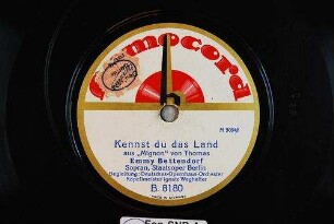 Kennst du das Land : aus "Mignon" / von Thomas