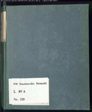 Gogerichtsregister Amt Varenholz