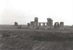 Stonehenge bei Amesbury in Wiltshire (Englandreise 1930)