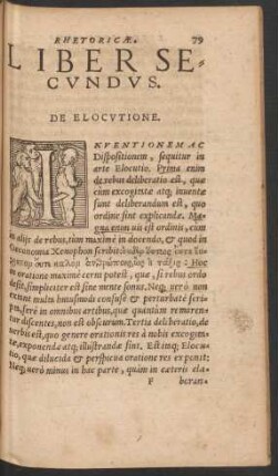 Liber Secundus. De Elocutione.