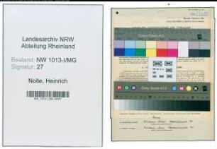 Entnazifizierung Heinrich Nolte , geb. 09.08.1901 (Schmelzer)