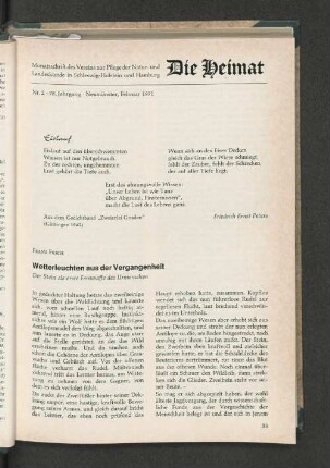 Nr. 2, 78. Jahrgang, Neumünster, Februar 1971