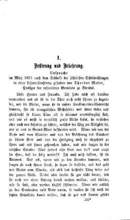 Besserung und Bekehrung
