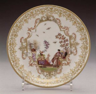 Unterschale mit Chinoiserie