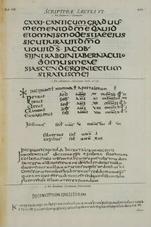 Tab. VII. Scripturae Saeculi VI.