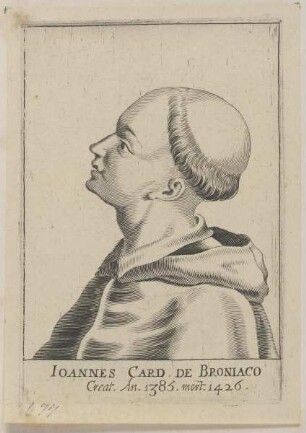 Bildnis des Ioannes de Broniaco
