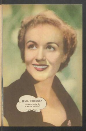 Irma Córdoba (primera actriz de la escena nacional) - [Fotografía]