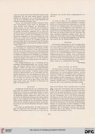 Das Schicksal der Sammlung Figdor