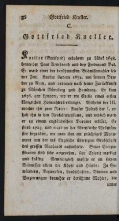 C. Gottfried Kneller