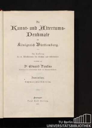 2,1: Schwarzwaldkreis, [Inventar] : [Oberämter Balingen, Calw, Freudenstadt, Herrenberg, Horb, Nagold, Neuenbürg, Nürtingen, Oberndorf, Reutlingen, Rottenburg, Rottweil, Spaichingen, Sulz, Tübingen, Tuttlingen und Urach]