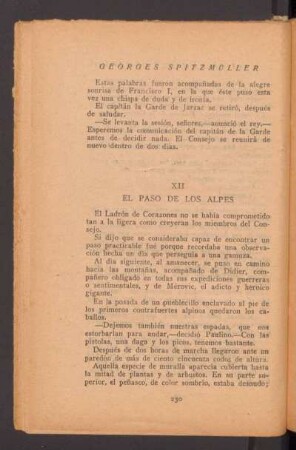 XII - El paso de los Alpes