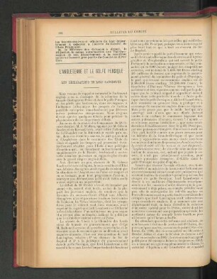 L'Angleterre et le Golfe Persique.