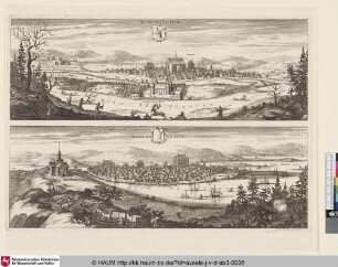 oben: Civitas Vetus Pitae; unten: Civitas Nova Pitae