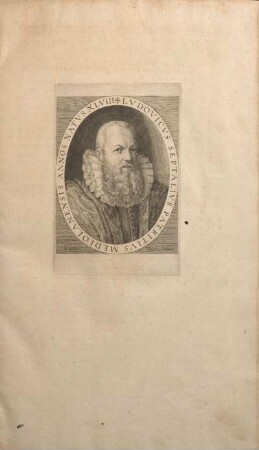 Porträt Medaillon Lvdovicvs Septalivs Patritivs Mediolanensis Annos Natvs XLVIII