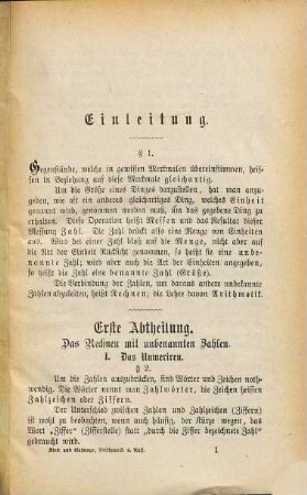 Lehrbuch der Arithmetik für Lateinschulen