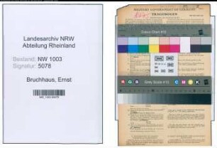 Entnazifizierung Ernst Bruchhaus , geb. 10.12.1891 (Landwirt)