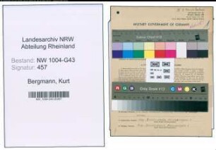 Entnazifizierung Kurt Bergmann , geb. 10.05.1921 (Elektriker)