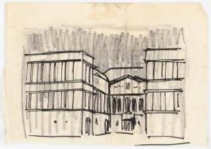 Fassade des Verwaltungsgebäudes für den Reichslandbund, Berlin: Ansicht