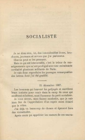Socialiste