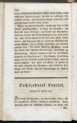 Sechszehntes Kapitel. Feldzug des Jahres 1762