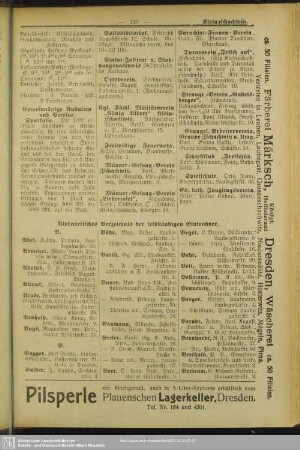 Einwohnerverzeichnis : Alphabetisches Verzeichnis der selbständigen Einwohner