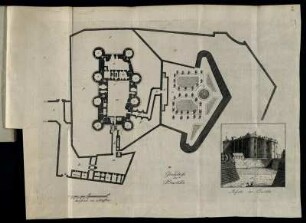 Grundriss der Bastille - Ansicht der Bastille