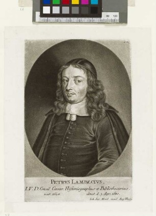 Petrus Lambecius, I. V. D. Consil. Caesar. Historiographus et Bibliothecarius