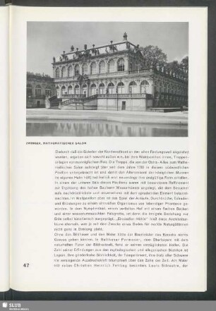 Zwinger. Mathematischer Salon