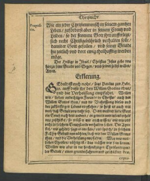 Erklerung. 1. Der Herr hats gegeben.