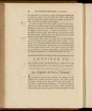 Chapitre VII. De Quelques Manoeuvres Particulieres de La Ligne, Relatives au Combat.