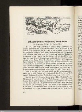 Schanztätigkeit und Ausbildung östlich Reims